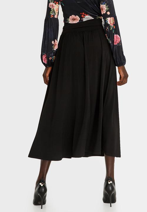 Marique Yssel - Highwaisted Midi Skirt Black