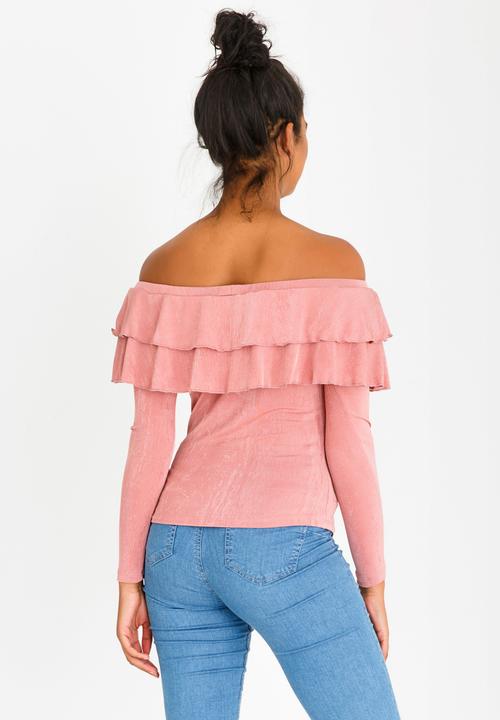 SISSY BOY - Ruffle Detail Top Pale Pink