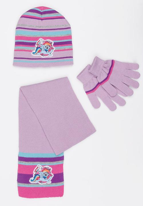 Character Fashion - My little Pony 3 Piece Winter Sets Multi-colour