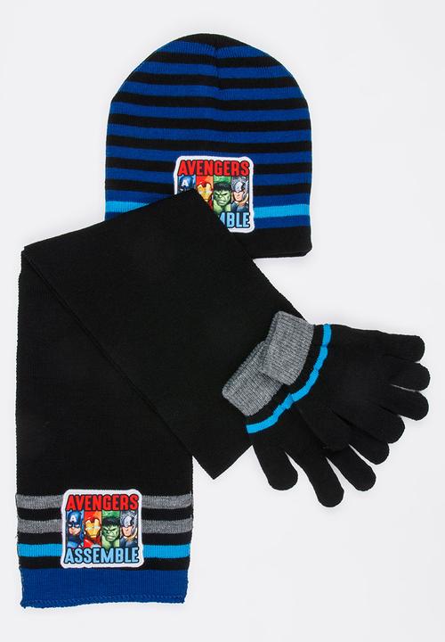 Character Fashion - The Avengers 3 Piece Winter Sets Multi-colour