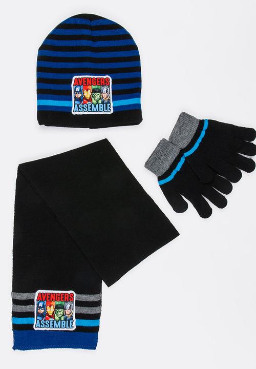 Character Fashion - The Avengers 3 Piece Winter Sets Multi-colour