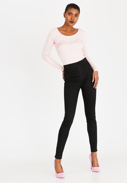 SISSY BOY - Franke high rise shaper jegging - black 