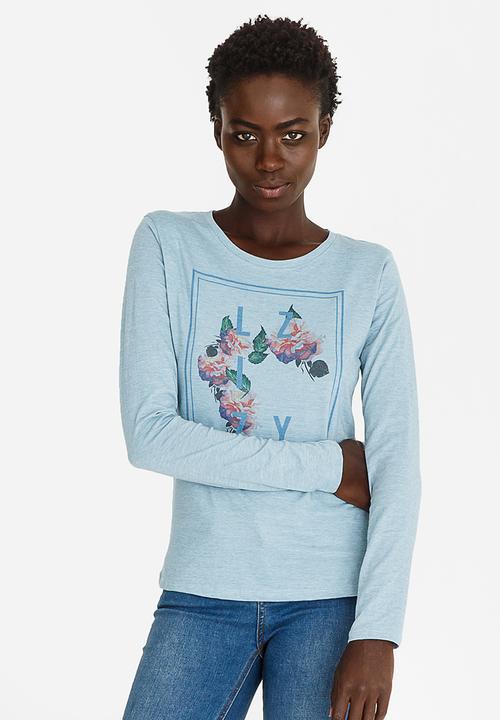 Lizzy - Kody Print Tee Pale Blue