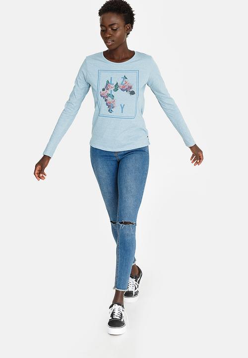 Lizzy - Kody Print Tee Pale Blue