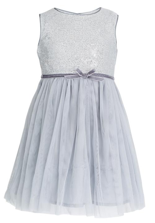 Pop Candy - Sequin Dress Pale Grey