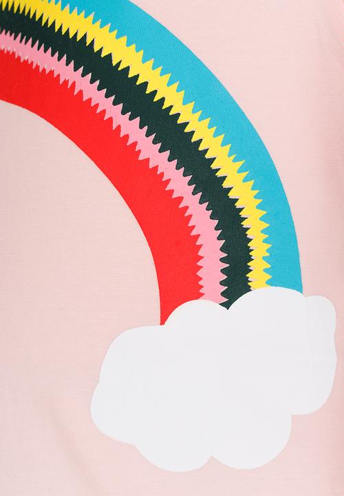 Pop Candy - Girls Printed Tee Pale Pink
