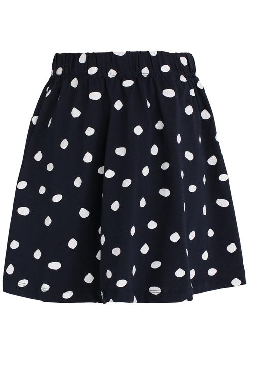 Name It - Girls Printed Skirt Navy