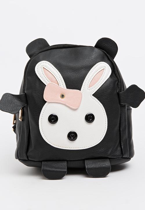 Pop Candy - Bunny  Backpack Black