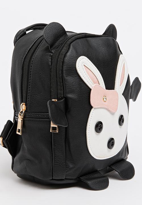 Pop Candy - Bunny  Backpack Black