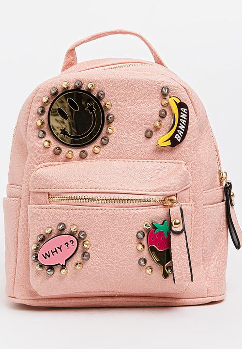 Pop Candy - Printed Backpack Mid Pink