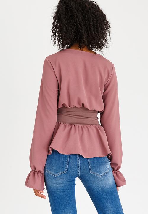 STYLE REPUBLIC - Corset Inspired Top Pale Purple