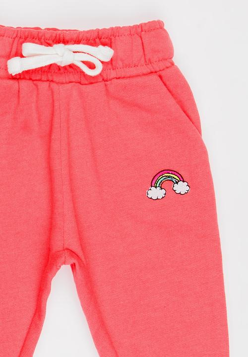 MINOTI - Basic Fleece Joggers Coral