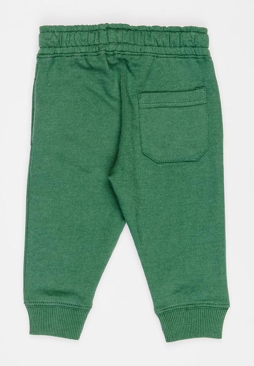 MINOTI - Basic Printed Joggers Khaki Green