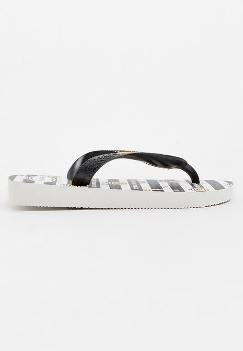 Havaianas - Kids minions  sandals - black and white