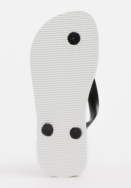 Havaianas - Kids minions  sandals - black and white
