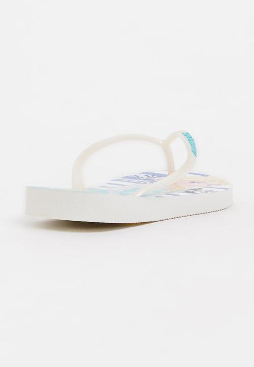 Havaianas - Kids slim frozen - white & blue