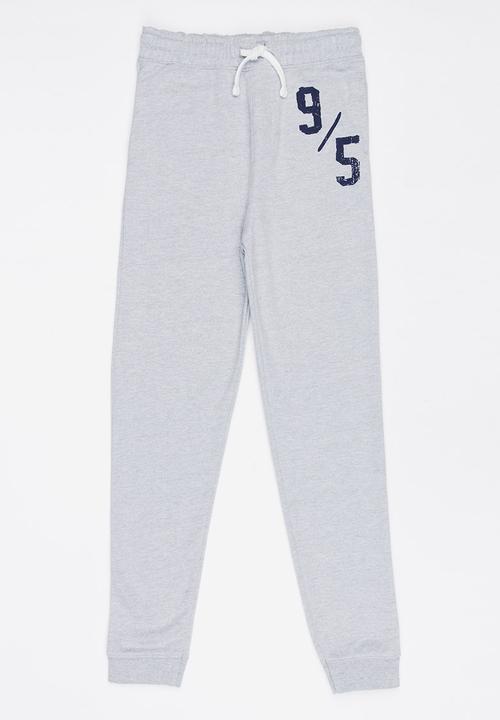 MINOTI - Basic Printed Joggers Grey