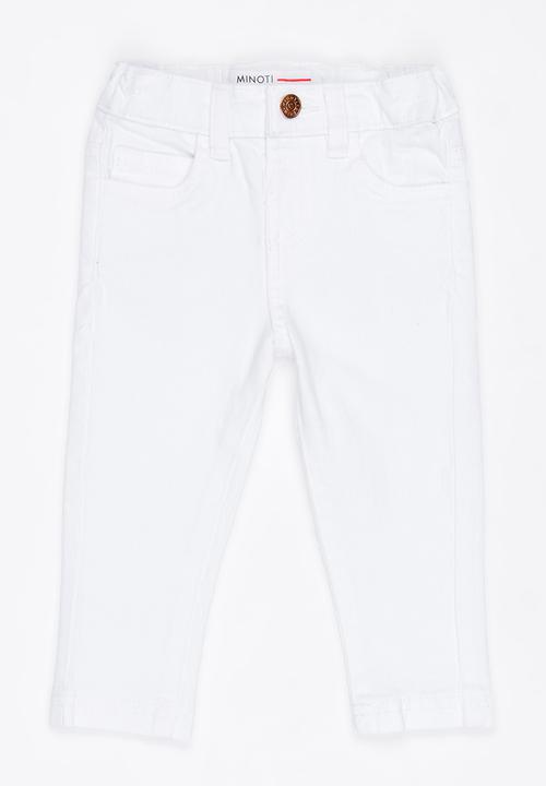 MINOTI - Basic Twill Jeans White