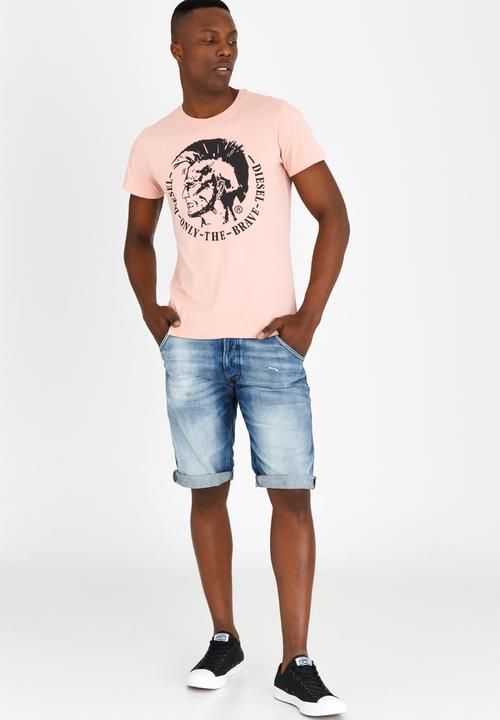 Diesel  - T-Diego - FO T-Shirt Mid Pink