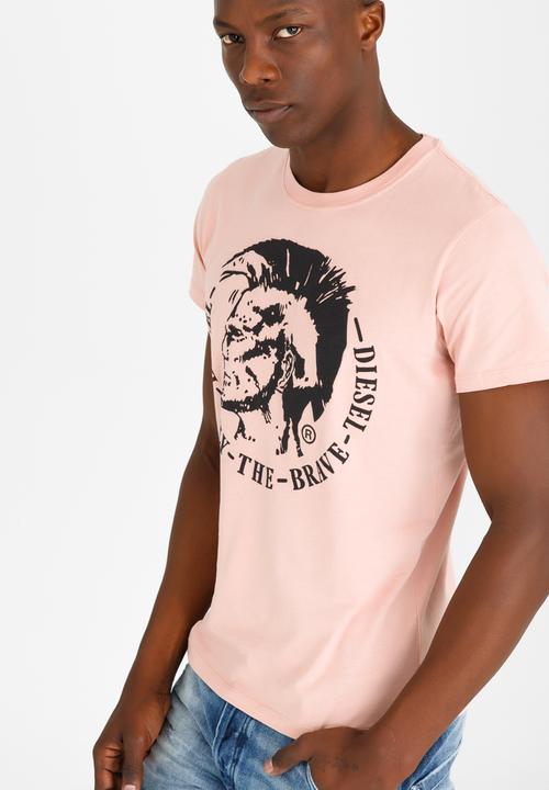 Diesel  - T-Diego - FO T-Shirt Mid Pink
