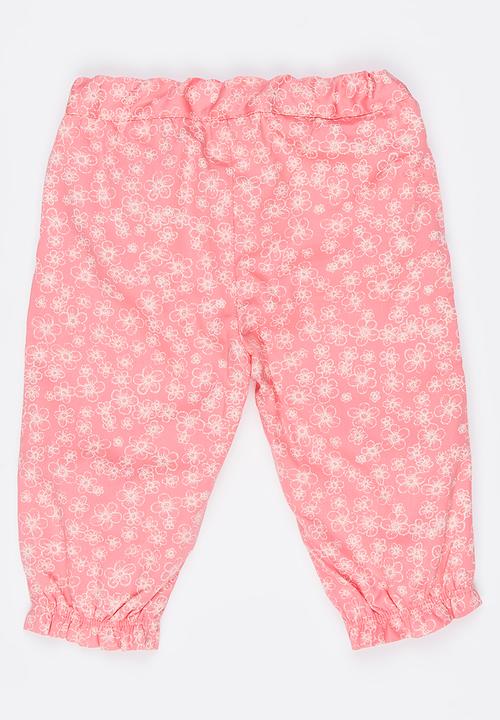 Name It - Girls Printed Pants Pale Pink