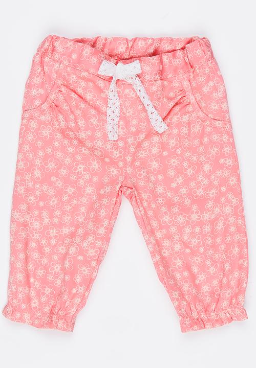 Name It - Girls Printed Pants Pale Pink