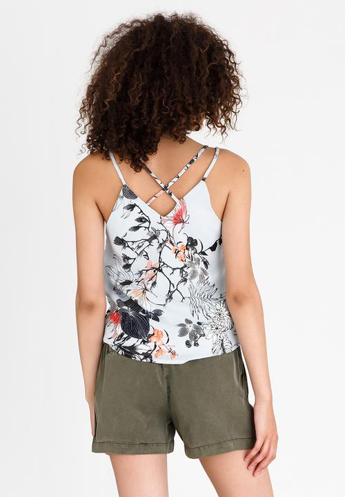 Vero Moda - Helene Strap Detail Top Pale Blue