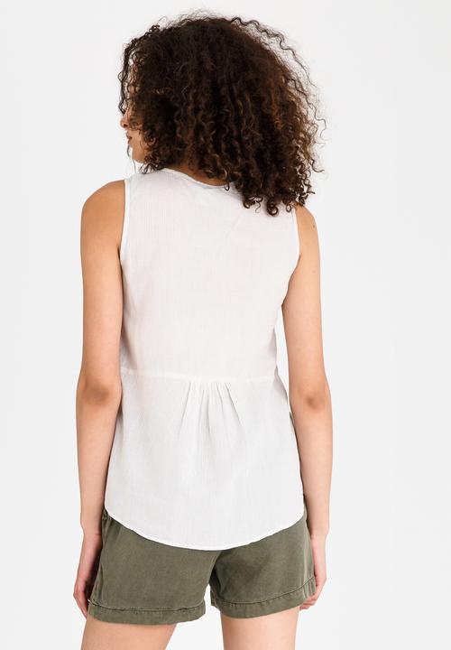 Vero Moda - Abby Sleeveless Top Stone