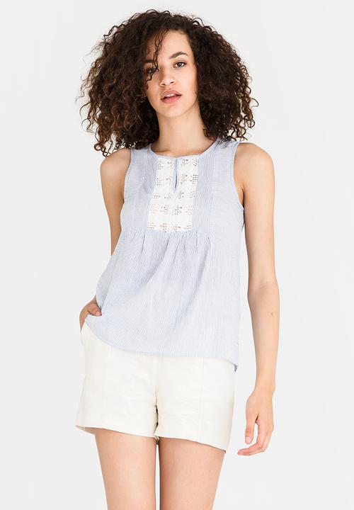 Vero Moda - Abby Sleeveless Top Pale Blue