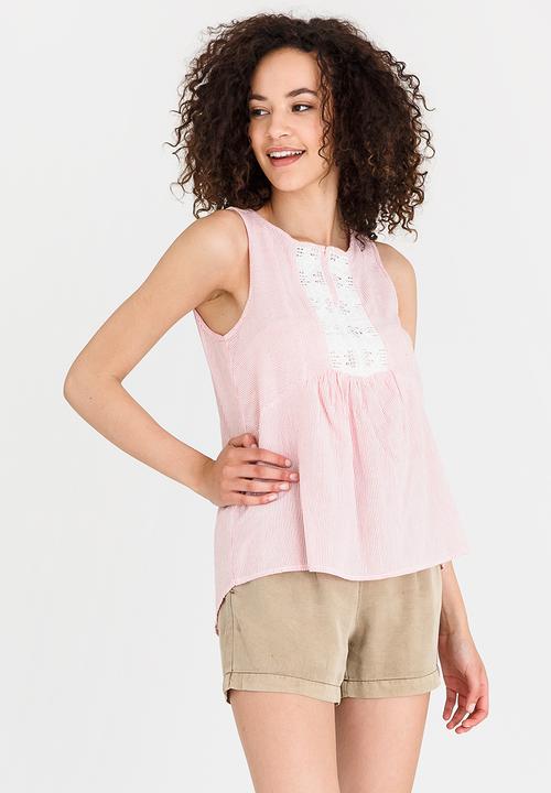 Vero Moda - Abby Sleeveless Top Pale Pink