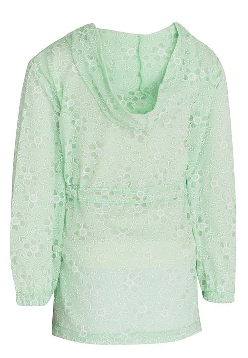 Pop Candy - Burnout Parka Jacket Mint