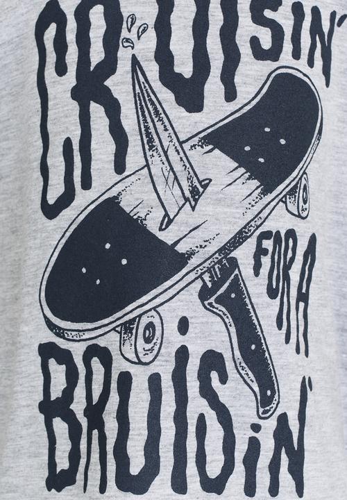DC - Cruiser Bruiser  Short Sleeve Tods Tee Grey