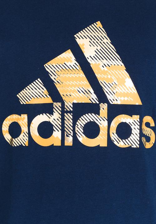 adidas Performance - Boys Bos Foil  Tee Navy