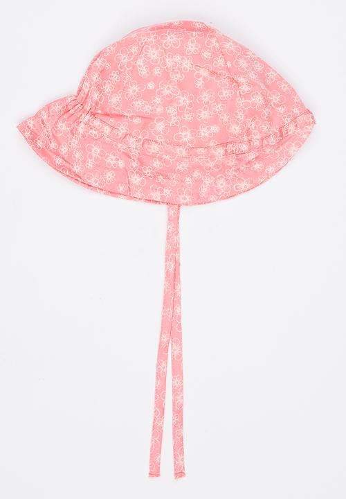 Name It - Girls Printed Hat Mid Pink