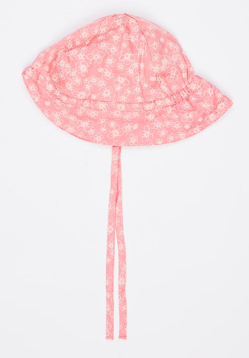 Name It - Girls Printed Hat Mid Pink