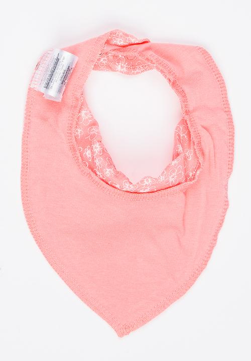 Name It - Girls Printed Bib Pale Pink