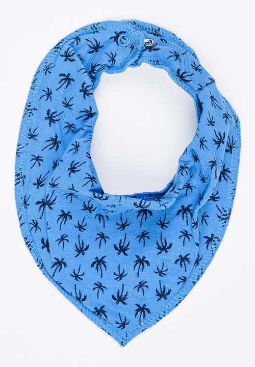 Name It - Girls Printed Bib Blue