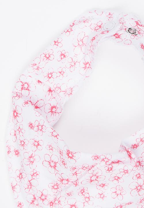 Name It - Girls Printed Bib Mid Pink