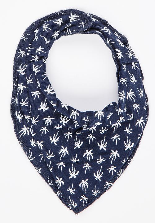 Name It - Girls Printed Bib Navy