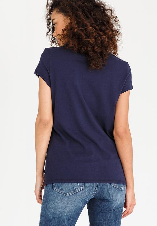 GUESS - Guess Short Sleeve Guess Tee Dark Blue