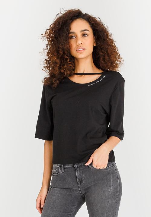 GUESS - Guess Sorry Not Sorry Tee Black