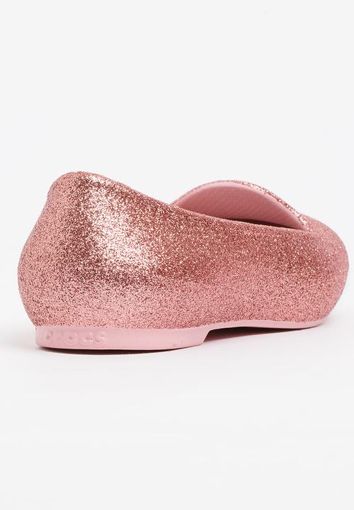 Crocs - Crocs Eve Sparkle Flat K Pale Pink
