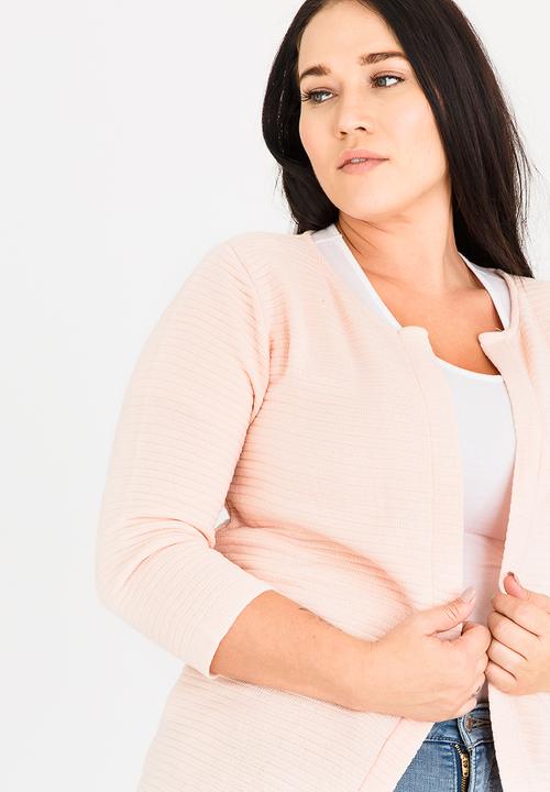 edit Plus - Everyday Light-weight Cardi Pale Pink