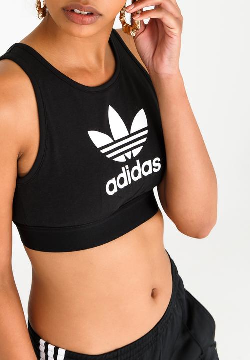 adidas Originals - Trefoil Crop Top Black