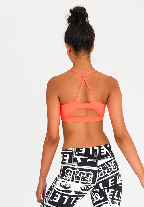 Reebok Classic - Training WOR Tri Back Bra Coral