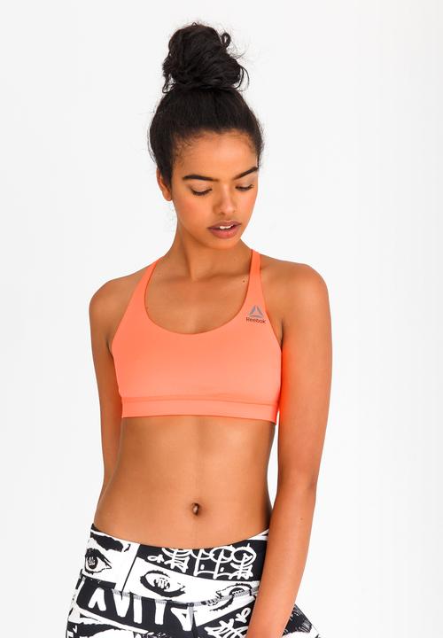 Reebok Classic - Training WOR Tri Back Bra Coral