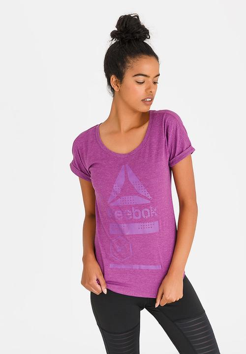 Reebok Classic - Training Graphic TB Tee Dark Purple