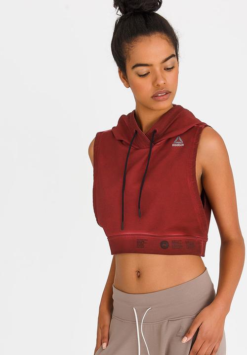 Reebok - Training Combat Glory Hoody Dark Red