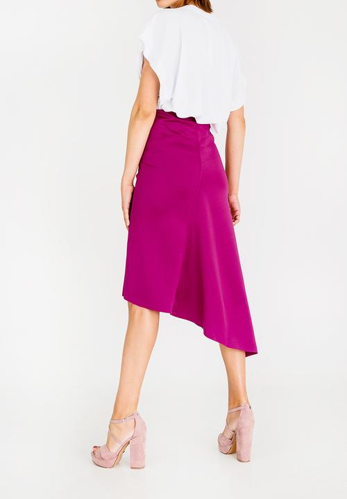 STYLE REPUBLIC - Asymmetrical Skirt Magenta