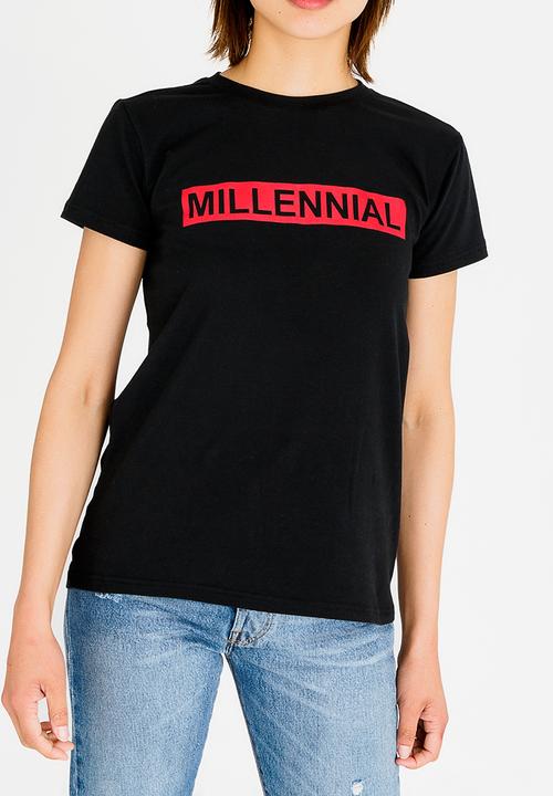 STYLE REPUBLIC - Millennial T-Shirt Black